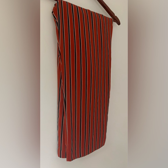 Zara striped loose fit paper bag pants - Picture 10 of 13